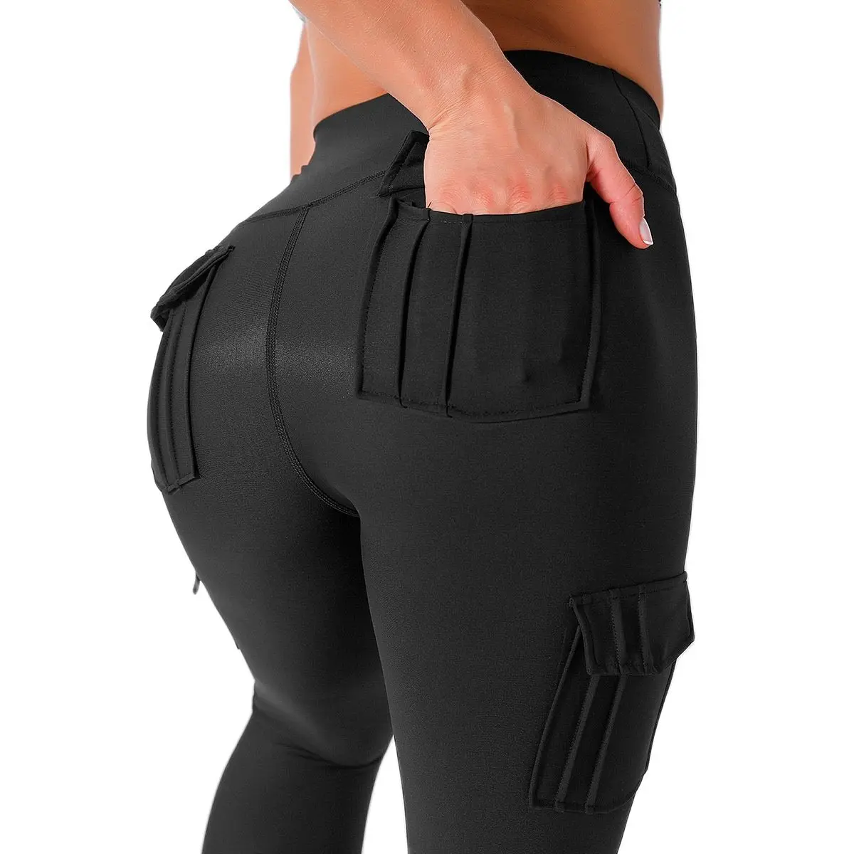 Fitness Women Yoga Leggings Withe Pocket Solid High Waist Push Up Polyester Workout Leggings Cargo Pants Casual Hip Pop Pants
Fitness Women Yoga Leggings Withe Pocket Solid High Waist Push Up Polyester Workout Leggings Cargo Pants Casual Hip Pop Pants