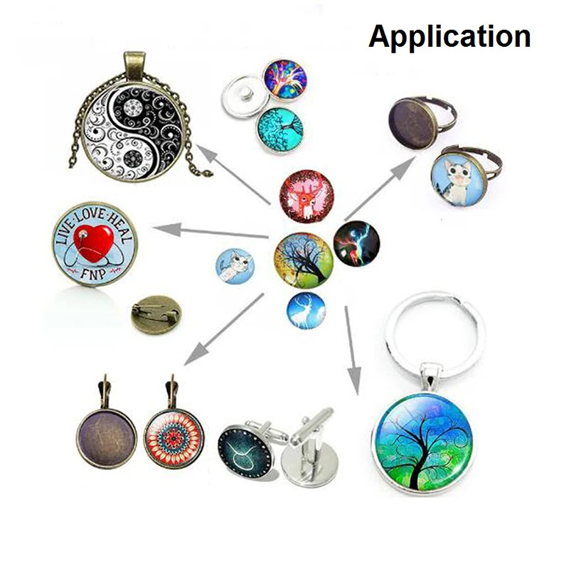 DC 20pcs/lot 10 12 14 20 25mm Round Flower Photo Glass Crystal Cabochon Dome Fit Women Bracelet Necklace DIY Jewelry Makings
DC 20pcs/lot 10 12 14 20 25mm Round Flower Photo Glass Crystal Cabochon Dome Fit Women Bracelet Necklace DIY Jewelry Makings