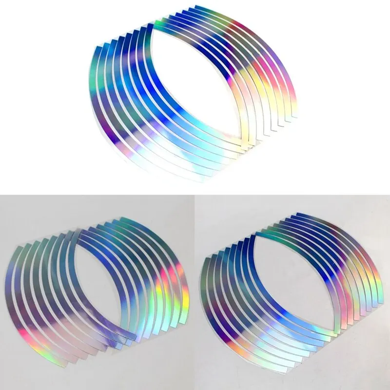 New 12"14"18" Waterproof Laser Reflective Wheel Decals Motorcycle Wheel Sticker Universal Electric Wheel Hub Stickers
New 12"14"18" Waterproof Laser Reflective Wheel Decals Motorcycle Wheel Sticker Universal Electric Wheel Hub Stickers