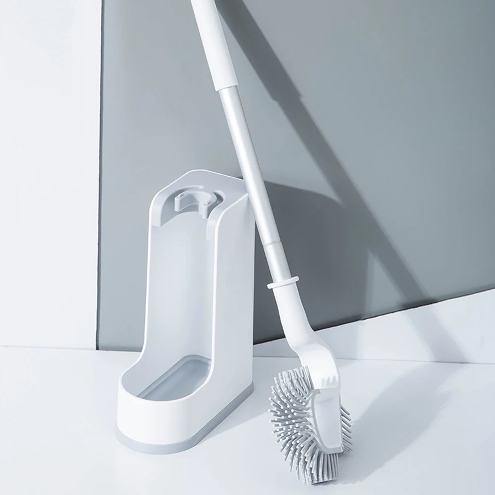Silicone Toilet Brush Long Handle Brushes with Quick Drying Holder Set Home Cleaning Tool for Bathroom Toilet Accessories
Silicone Toilet Brush Long Handle Brushes with Quick Drying Holder Set Home Cleaning Tool for Bathroom Toilet Accessories