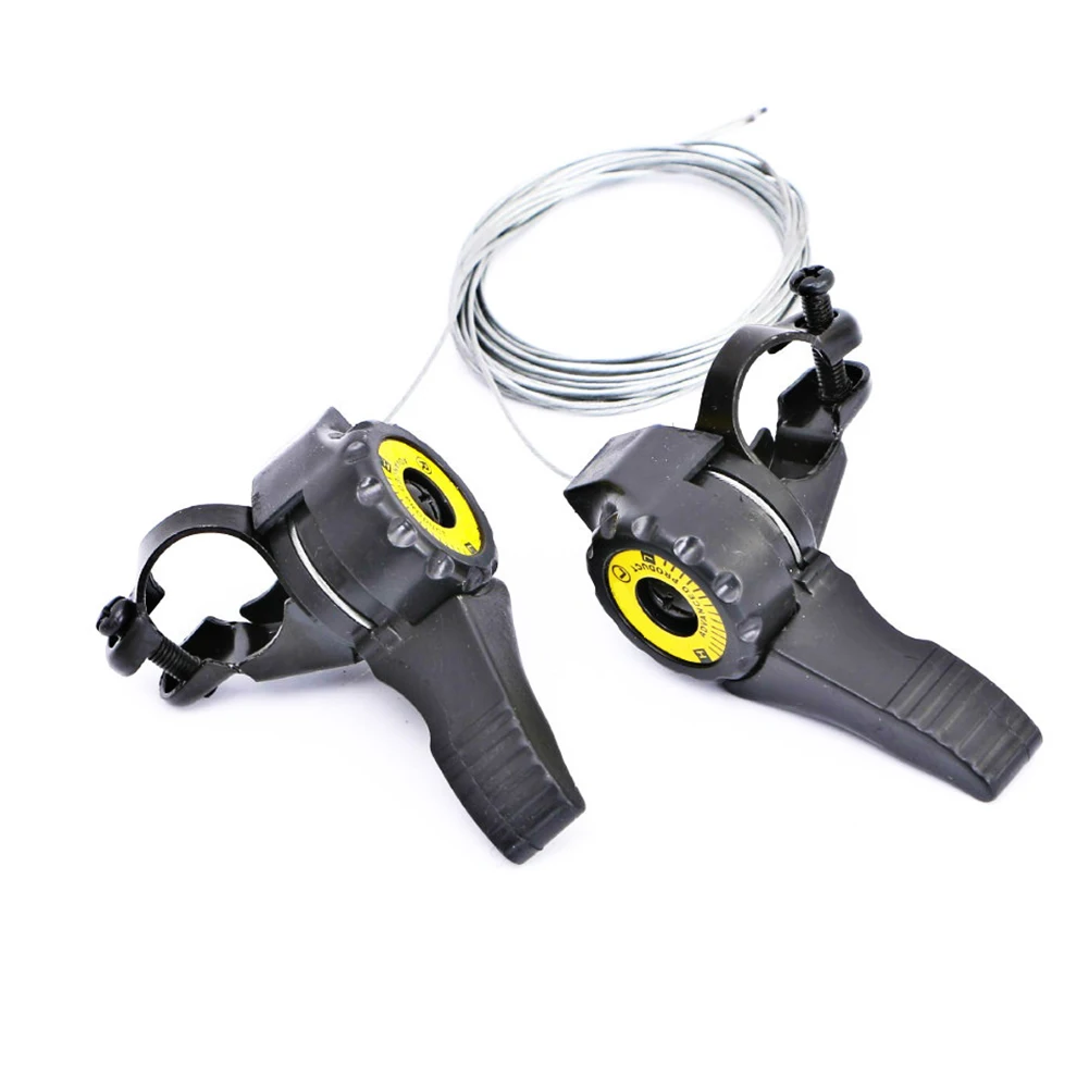 1 Pair 15/18/21 Speed MTB Bike Thumb Shifter Top Mount Shifters with Inner Cable Mountain Road Bikes Thumb Gear Shifter Lever
1 Pair 15/18/21 Speed MTB Bike Thumb Shifter Top Mount Shifters with Inner Cable Mountain Road Bikes Thumb Gear Shifter Lever