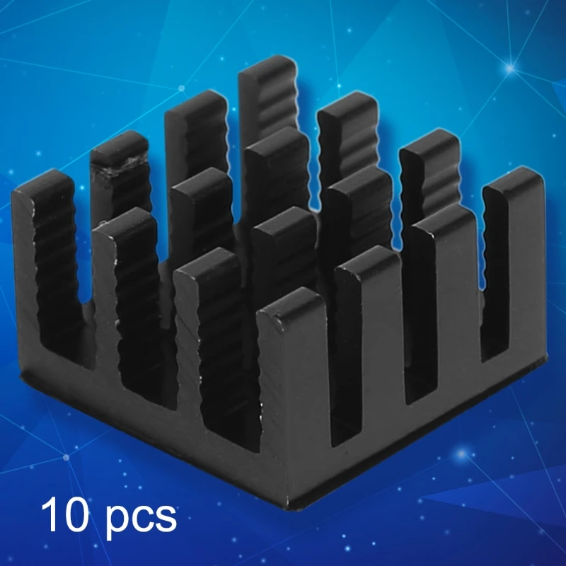 10Pcs/Set 14*14*8mm Cooling Aluminum Heatsink For Computer Electrical Facilities QX2B
10Pcs/Set 14*14*8mm Cooling Aluminum Heatsink For Computer Electrical Facilities QX2B