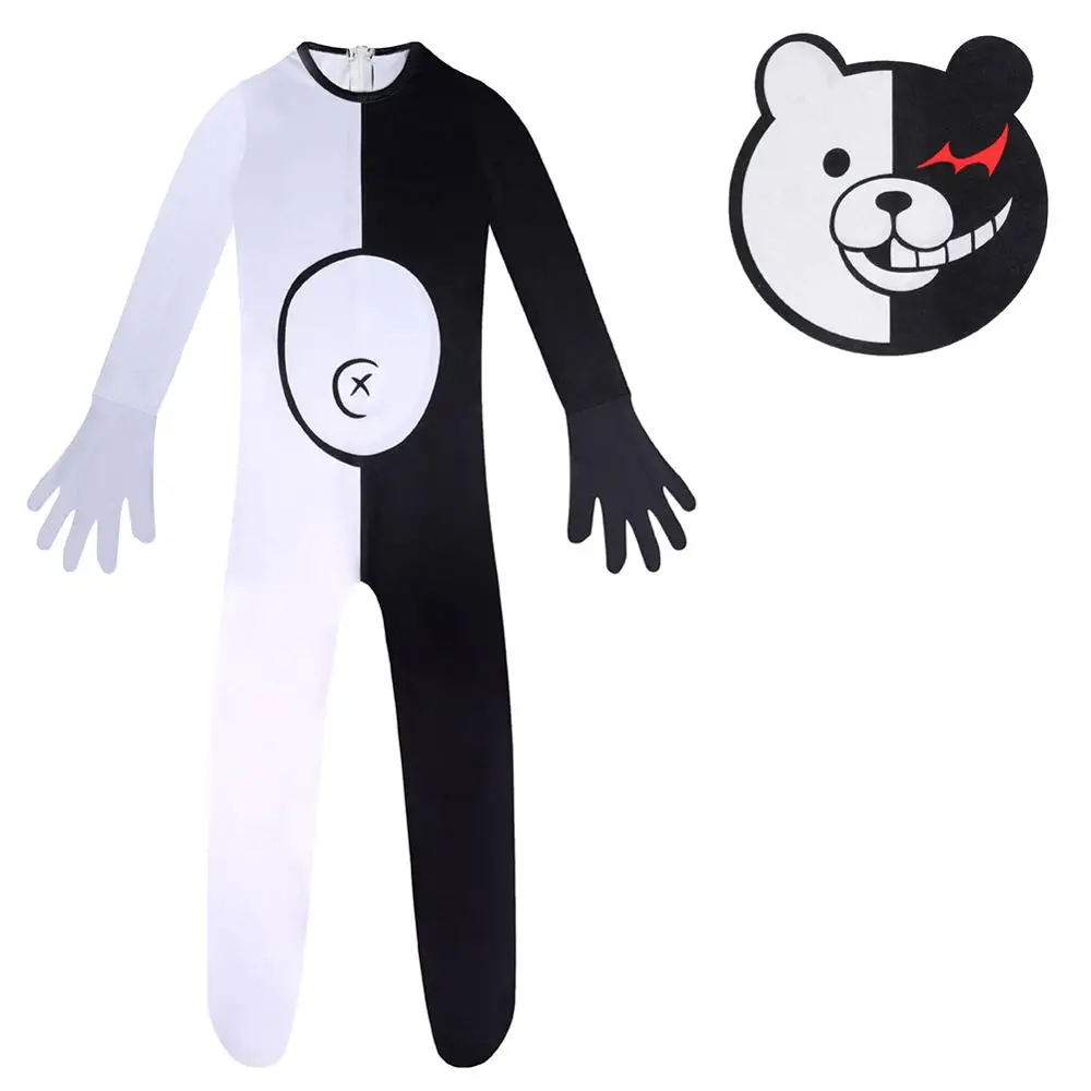 Danganronpa monokuma Cosplay Costume Outfit Jumpsuit+Mask Halloween Costumes For Kids
Danganronpa monokuma Cosplay Costume Outfit Jumpsuit+Mask Halloween Costumes For Kids