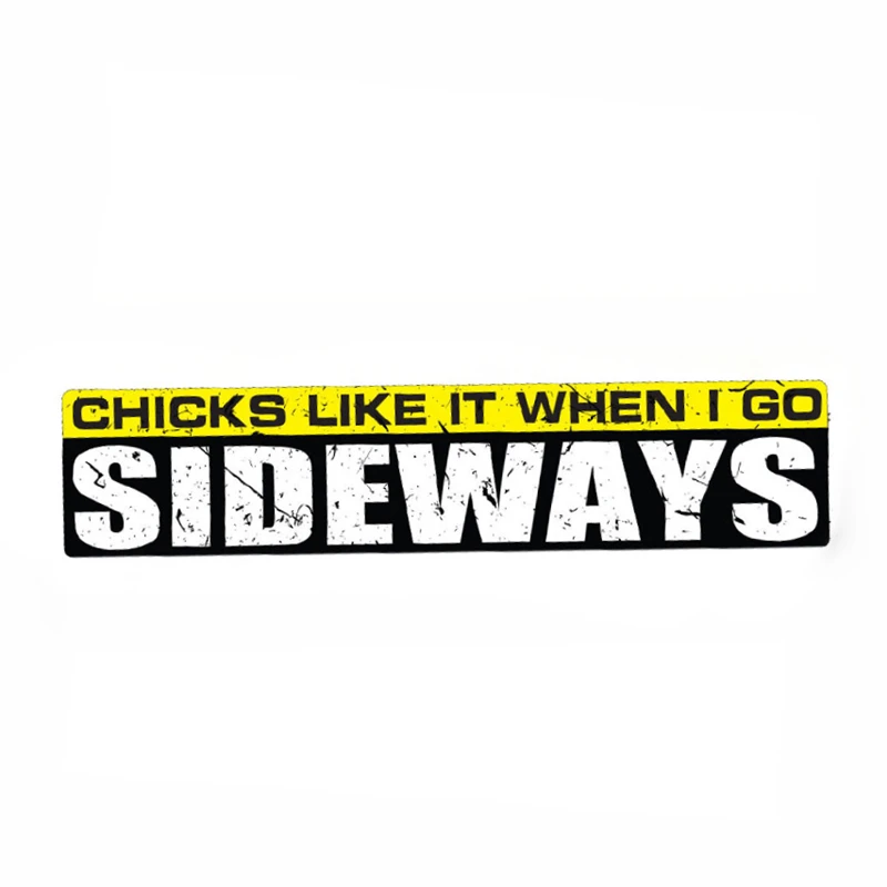 Personalized SIDEWAYS Creative Car Sticker PVC Bumper Windshield High Quality Auto Decal Motorcycle Laptop Decoration Waterproof
Personalized SIDEWAYS Creative Car Sticker PVC Bumper Windshield High Quality Auto Decal Motorcycle Laptop Decoration Waterproof