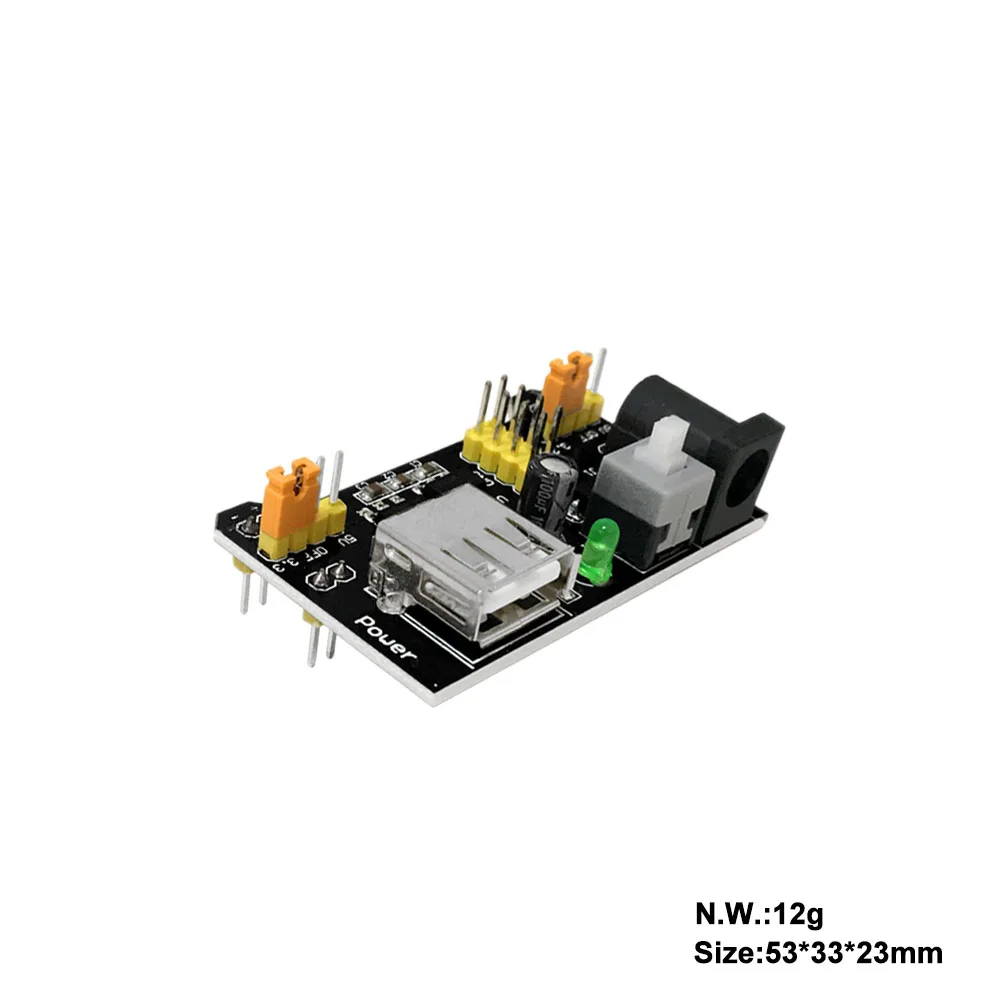 1PC High Quality Board MB102 Breadboard Power Supply Module 3.3V/5V For Arduino CA NEW
1PC High Quality Board MB102 Breadboard Power Supply Module 3.3V/5V For Arduino CA NEW