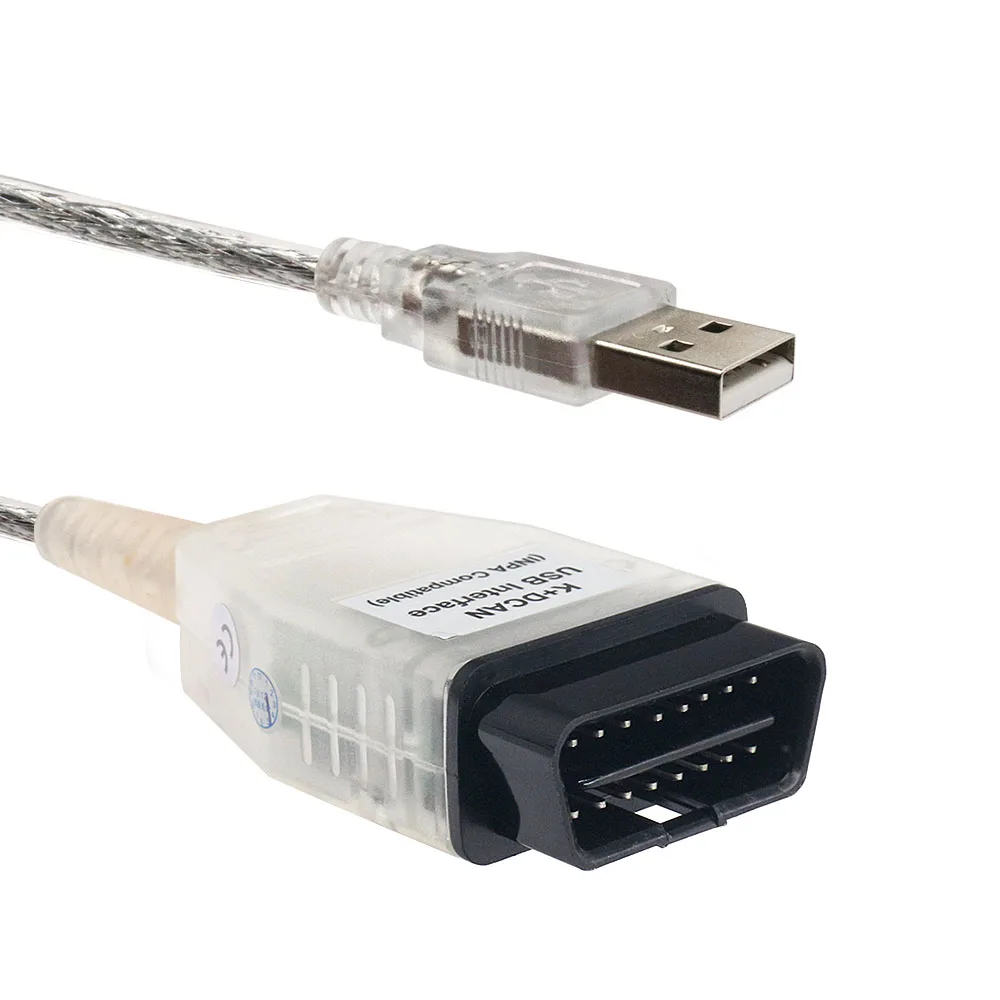 Полный чип INPA для BMW K CAN + DCAN USB интерфейс с переключателем FT232RL кабель 20 контактный