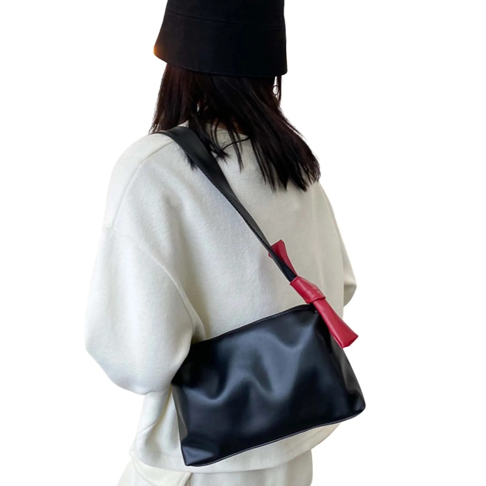 High Quality Fashion Women Retro Classic Clutch Small Lightweight Faux Leather Handbag with Bow Knot 
High Quality Fashion Women Retro Classic Clutch Small Lightweight Faux Leather Handbag with Bow Knot