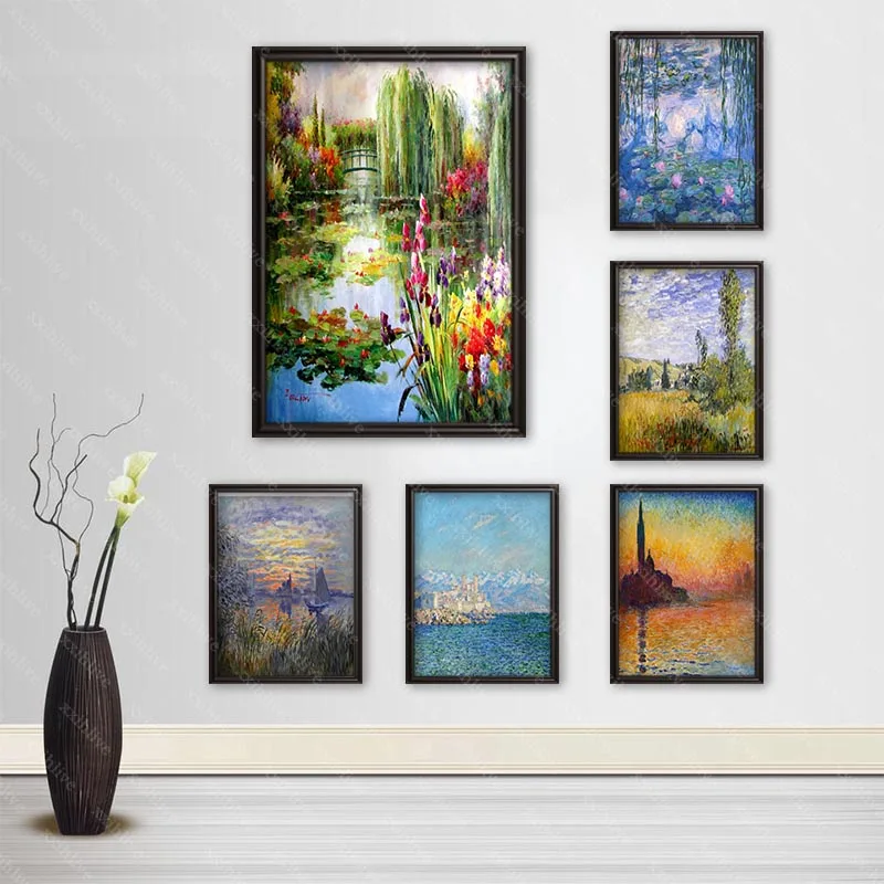 Famous Monet Painting Cloth Silk Canvas HD Poster Home And Bedroom Decoration Wall Fabric Poster Custom Print More Size 40x60cm
Famous Monet Painting Cloth Silk Canvas HD Poster Home And Bedroom Decoration Wall Fabric Poster Custom Print More Size 40x60cm