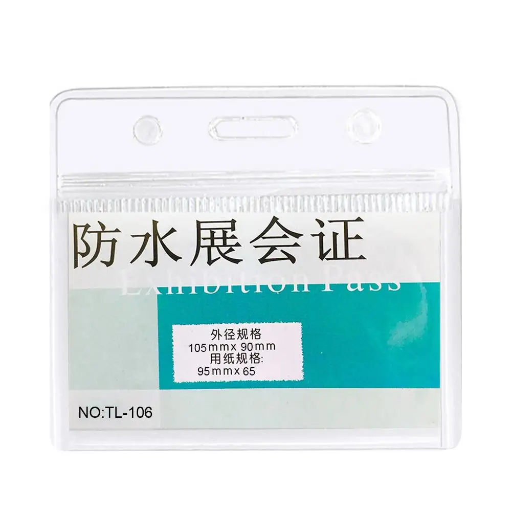 10Pcs Vertical Transverse Waterproof Transparent ID Card Name Tag Badge Holders
10Pcs Vertical Transverse Waterproof Transparent ID Card Name Tag Badge Holders