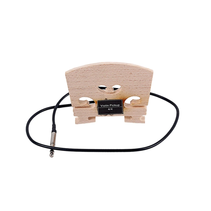 1Pcs Violin Bridge with Internally Mounted Piezo Pickup for 4/4 Full Size Electric Violin Parts Replacement
1Pcs Violin Bridge with Internally Mounted Piezo Pickup for 4/4 Full Size Electric Violin Parts Replacement