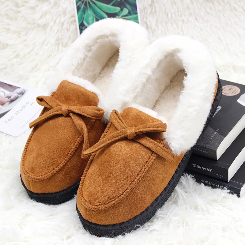 2020 New Winter Women Fur Warm Home Slippers Bowknot Cotton Shoes Female Slip On Soft Slippers Indoor Comfort Flats Shoe 
2020 New Winter Women Fur Warm Home Slippers Bowknot Cotton Shoes Female Slip On Soft Slippers Indoor Comfort Flats Shoe