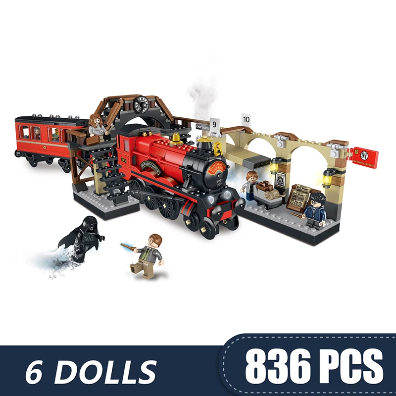 In Stock 836PCS Building Blocks Compatible GHarriINGLYS Hogwart Express Movie Train Toys for Children Girls Boys Christmas Gift
In Stock 836PCS Building Blocks Compatible GHarriINGLYS Hogwart Express Movie Train Toys for Children Girls Boys Christmas Gift