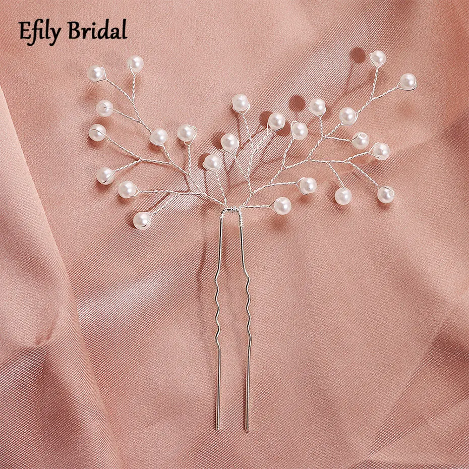 Efily Silver Color Pearl Wedding Hairpin Bridal Hair Accessories Women Bride Headdress Headpiece Hair Jewelry Bridesmaid Gift
Efily Silver Color Pearl Wedding Hairpin Bridal Hair Accessories Women Bride Headdress Headpiece Hair Jewelry Bridesmaid Gift