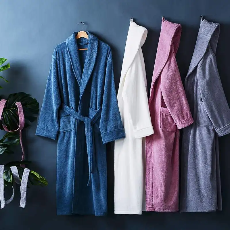 Winter Loose Lengthen Robe Men Women Toweling Terry Robe Cotton Bathrobe Soft Ventilation Sleeprobe Casual Keep Warm Homewear
Winter Loose Lengthen Robe Men Women Toweling Terry Robe Cotton Bathrobe Soft Ventilation Sleeprobe Casual Keep Warm Homewear