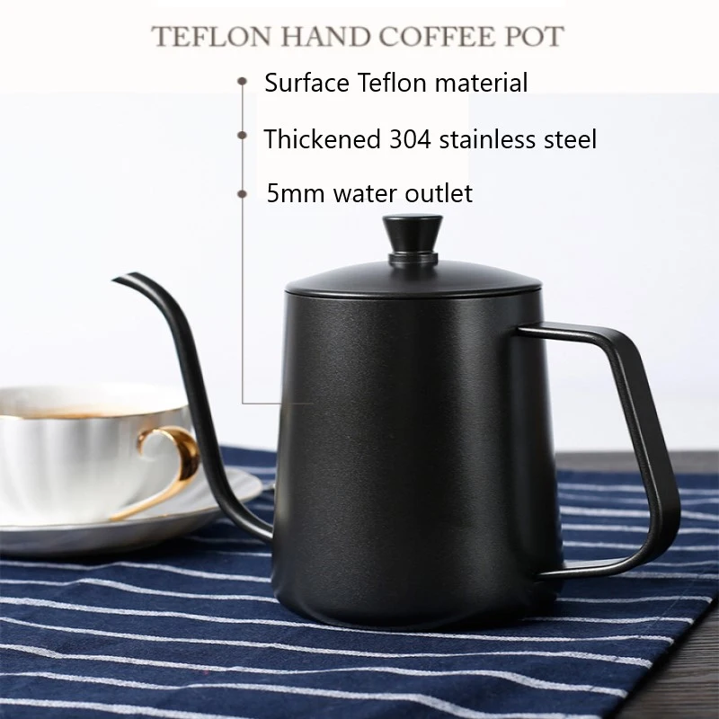 350/600ml Stainless Steel Hand Punch Pot Fine Mouth Coffee Pots Drip Gooseneck Spout Long Mouth Hanging Ear Pot Drip Kettle
350/600ml Stainless Steel Hand Punch Pot Fine Mouth Coffee Pots Drip Gooseneck Spout Long Mouth Hanging Ear Pot Drip Kettle