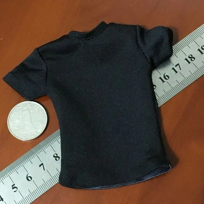 1/6 черная футболка с коротким рукавом, модель для мужского тела 12 дюймов, экшн-фигурка
1/6 черная футболка с коротким рукавом, модель для мужского тела 12 дюймов, экшн-фигурка