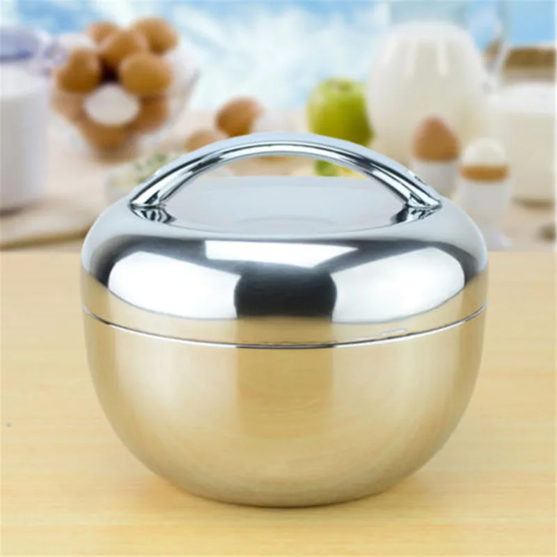 Stainless Thermo Insulated Thermal Food Container Bento Round Lunch Box for Using In Office, School or Outdoor Activities Bento
Stainless Thermo Insulated Thermal Food Container Bento Round Lunch Box for Using In Office, School or Outdoor Activities Bento