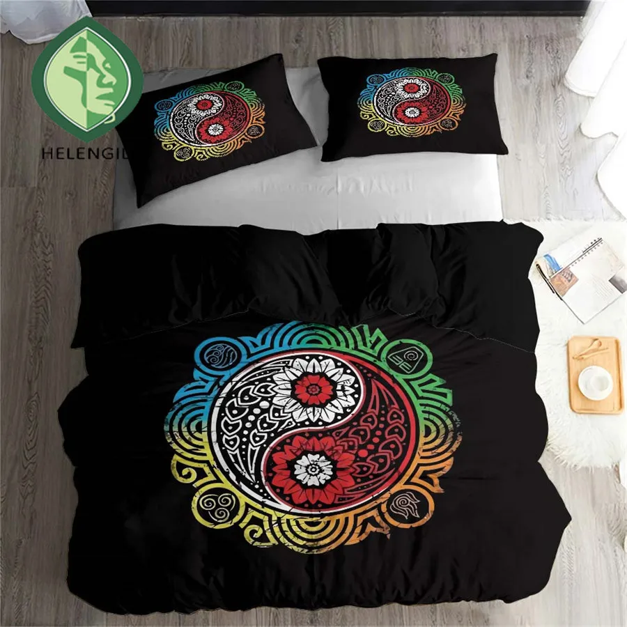 HELENGILI 3D Bedding Set Yin Yang Print Duvet Cover Set Bedclothes with Pillowcase Bed Set Home Textiles #YY18
HELENGILI 3D Bedding Set Yin Yang Print Duvet Cover Set Bedclothes with Pillowcase Bed Set Home Textiles #YY18