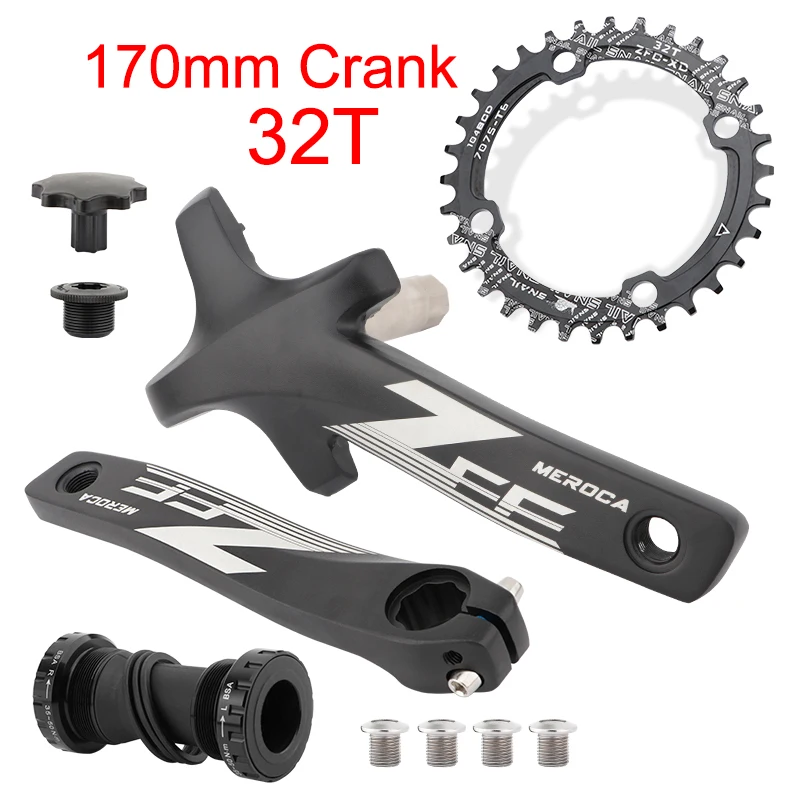 104 BCD MTB Crankset 32/34/36/38/40/42T Hollow one-piece Sprocket Crank 170/172/175mm Mountain Cycling Crankset Accessories
104 BCD MTB Crankset 32/34/36/38/40/42T Hollow one-piece Sprocket Crank 170/172/175mm Mountain Cycling Crankset Accessories