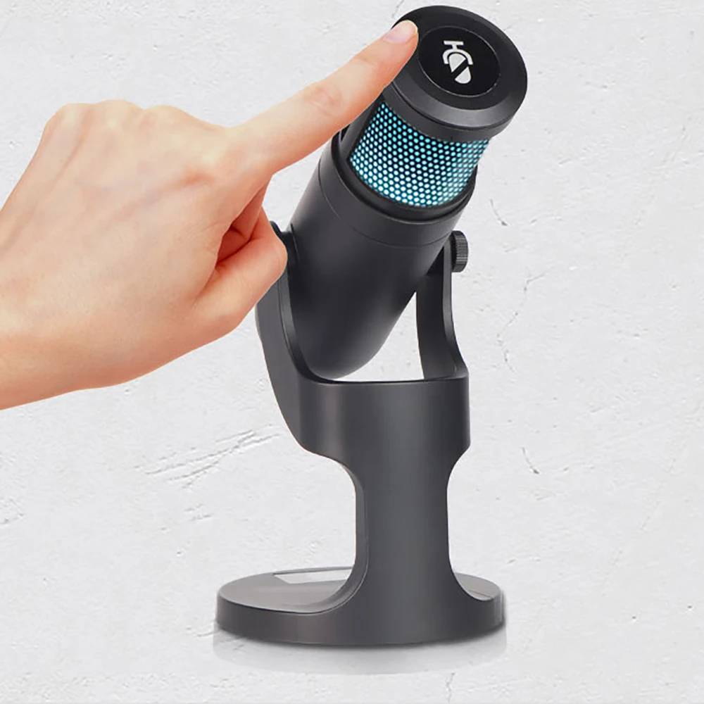 RGB Condenser Microphone For Android Laptop Computers Professional USB Mic With Earphone Jack For Gaming Streaming Video
RGB Condenser Microphone For Android Laptop Computers Professional USB Mic With Earphone Jack For Gaming Streaming Video