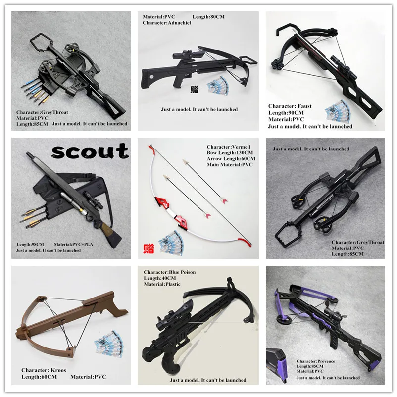 Game!Arknights FT Bow & Arrow PVC Cosplay Prop Rhodes Island Adnachiel Faust Crossbow Weapon Halloween Carnival
Game!Arknights FT Bow & Arrow PVC Cosplay Prop Rhodes Island Adnachiel Faust Crossbow Weapon Halloween Carnival