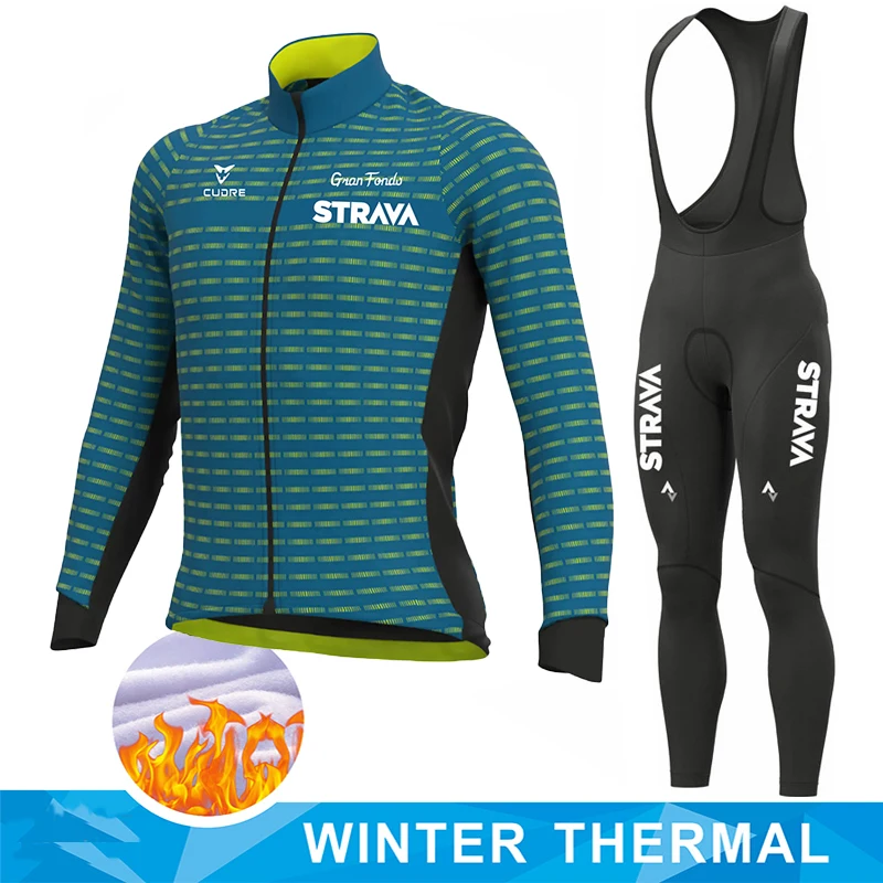 2022 STRAVA Cycling Jersey Set Men's Team Cycling Clothing Winter Thermal Fleece Road Bike Suit Bicycle Bib Pants MTB Maillot
2022 STRAVA Cycling Jersey Set Men's Team Cycling Clothing Winter Thermal Fleece Road Bike Suit Bicycle Bib Pants MTB Maillot