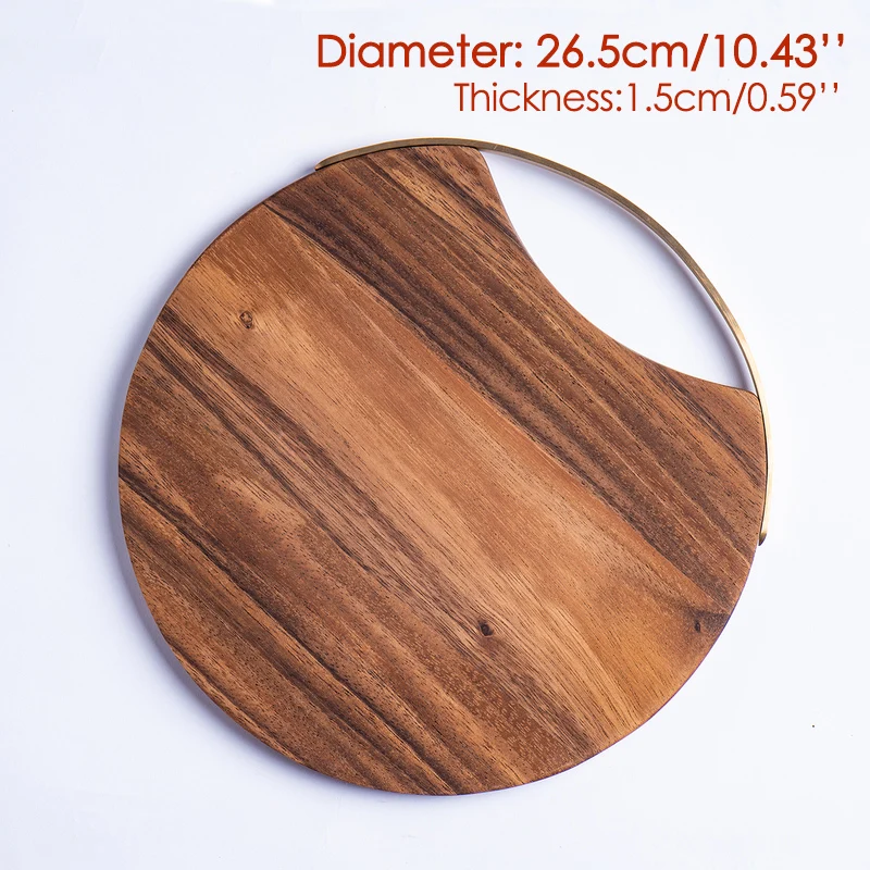 Round Wooden Chopping Block Retro Pizza Sushi Bread Tray With Handle Cutting Board Wood Food Plate Kitchen Photography Props 
Round Wooden Chopping Block Retro Pizza Sushi Bread Tray With Handle Cutting Board Wood Food Plate Kitchen Photography Props