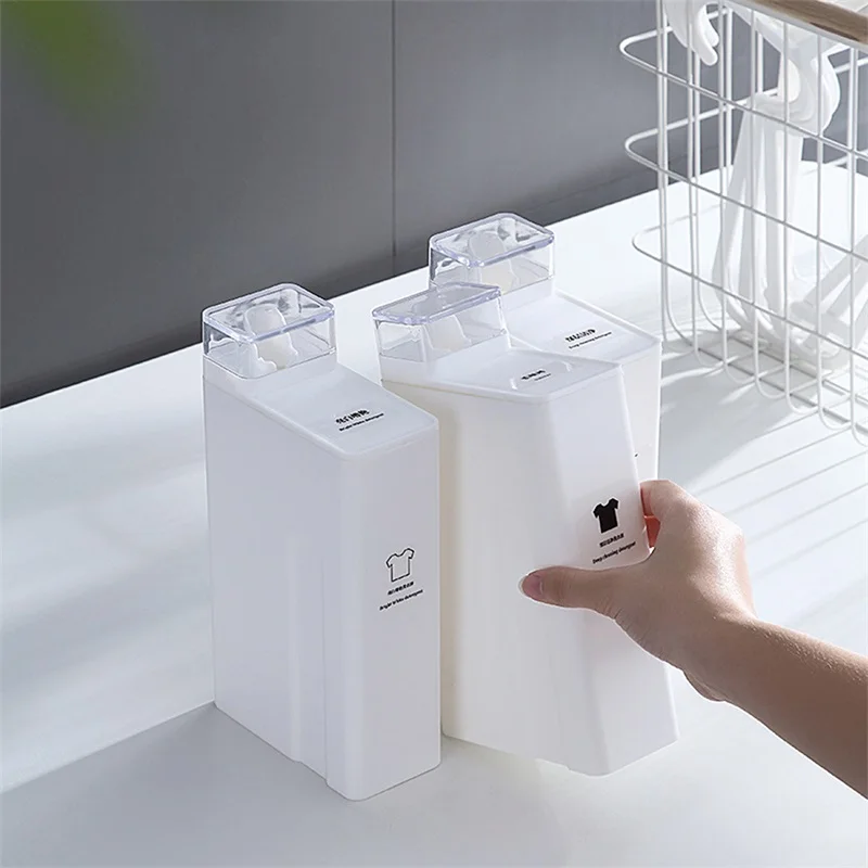 Laundry Detergent Dispenser, Multi-Purpose Large Capacity Clothes Softener Refill Packing Bottle for Home, White
Laundry Detergent Dispenser, Multi-Purpose Large Capacity Clothes Softener Refill Packing Bottle for Home, White