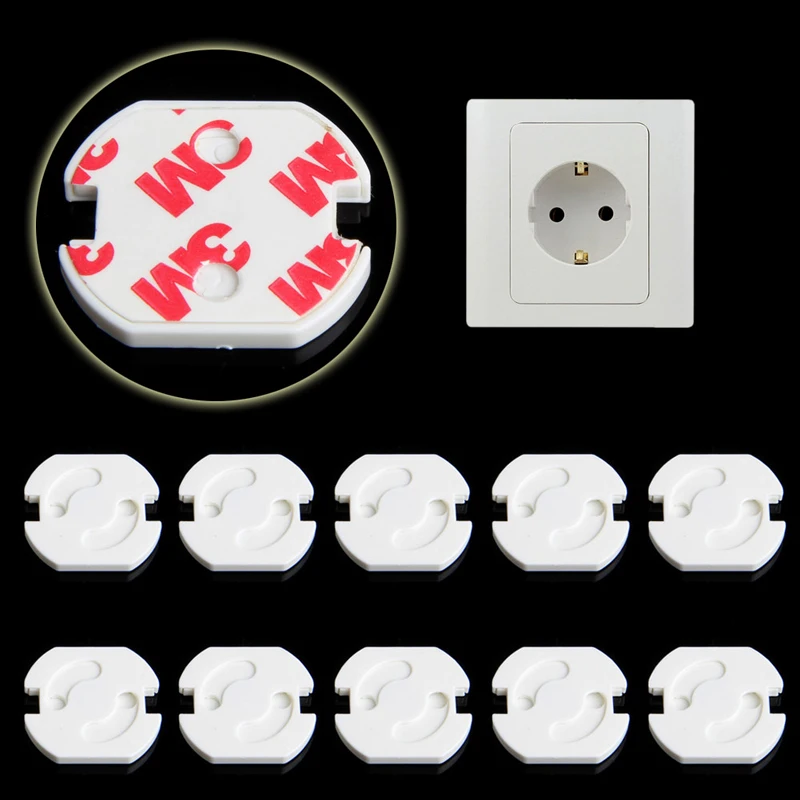 10pcs Baby Safety Rotate Cover 2 Hole Round Standard Children Against Electric Protection Socket Plastic Security Locks
10pcs Baby Safety Rotate Cover 2 Hole Round Standard Children Against Electric Protection Socket Plastic Security Locks