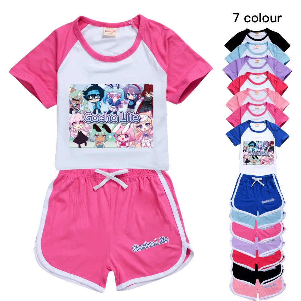 Gacha Life Kawaii модная футболка шорты спортивный костюм для отдыха комплект одежды для мальчиков школьный детский наряд для девочек Изысканная одежда футболка
Gacha Life Kawaii модная футболка шорты спортивный костюм для отдыха комплект одежды для мальчиков школьный детский наряд для девочек Изысканная одежда футболка
