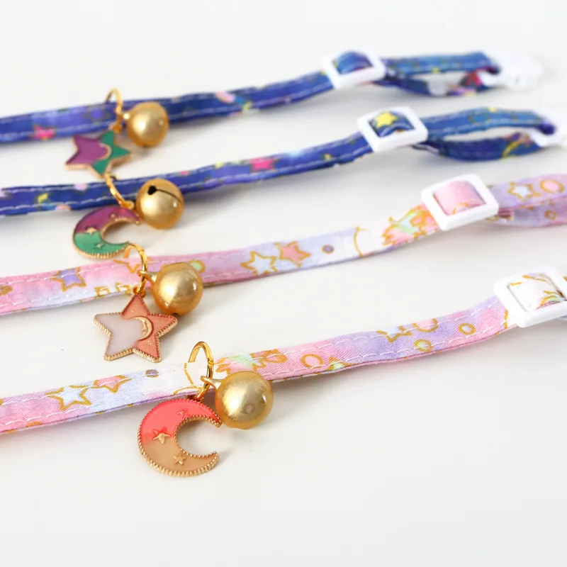 1PC Cute Pet Neck Ring Creative Moon Pendant Pet Collar Pet Safety Neck Strap Cat Collar Necklace With Bells Pets Accessories
1PC Cute Pet Neck Ring Creative Moon Pendant Pet Collar Pet Safety Neck Strap Cat Collar Necklace With Bells Pets Accessories