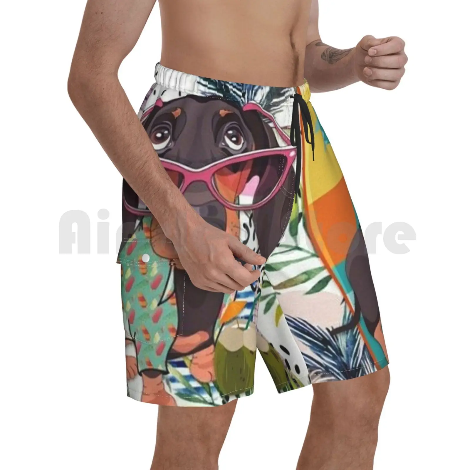 Dachshund Dog Popart Art Beach Shorts Men Beach Pants Swim Trunks Dachshund Dog Cute Dogs Doxie Pets Puppy Animal
Dachshund Dog Popart Art Beach Shorts Men Beach Pants Swim Trunks Dachshund Dog Cute Dogs Doxie Pets Puppy Animal