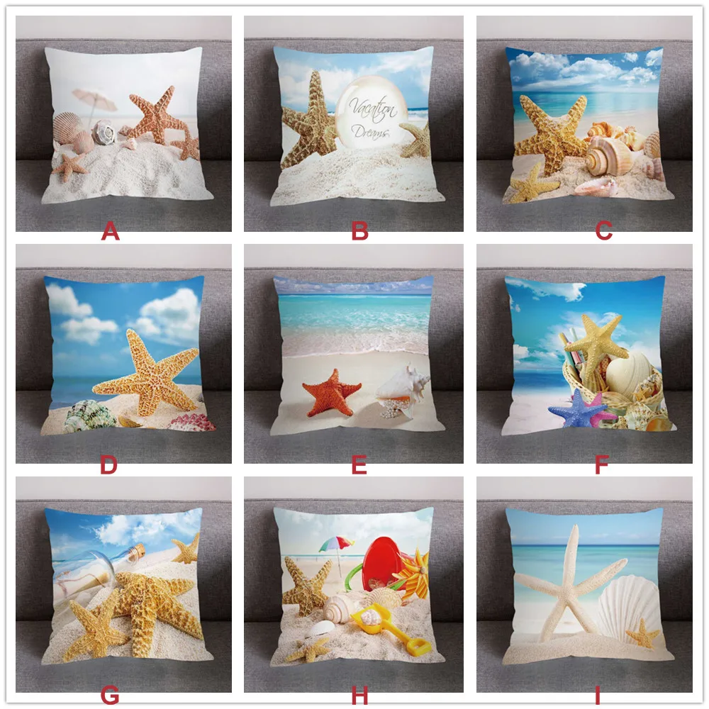 Ouneed Pillowcase Beach Starfish pattern Pillow Case Waist Throw Cushions Cover Home Decor animeative cojines almofadas 2021 New
Ouneed Pillowcase Beach Starfish pattern Pillow Case Waist Throw Cushions Cover Home Decor animeative cojines almofadas 2021 New