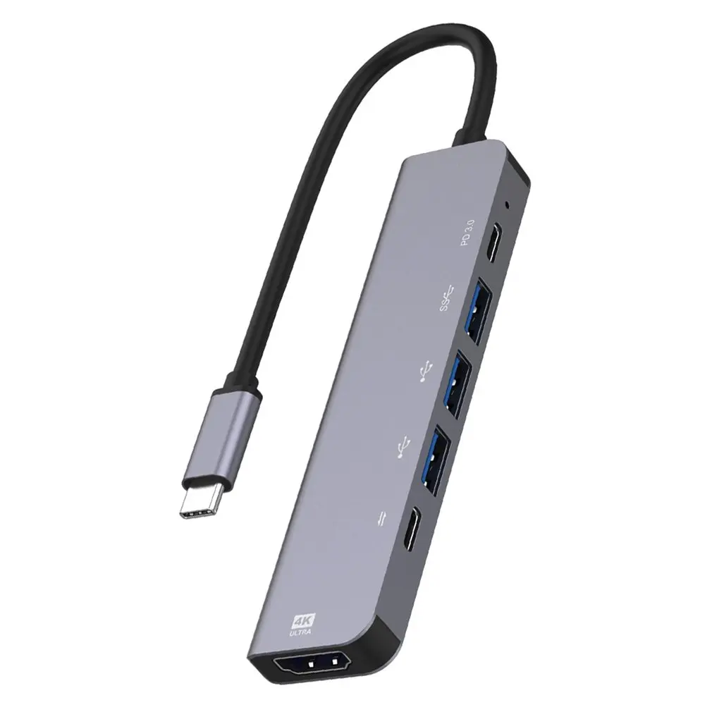 USB Type-C Hub To HDMI-compatible Adapter 3 USB C Hub Dual PD for MacBook Pro/Air/Huawei Mate Expansion Dock 6in1
USB Type-C Hub To HDMI-compatible Adapter 3 USB C Hub Dual PD for MacBook Pro/Air/Huawei Mate Expansion Dock 6in1