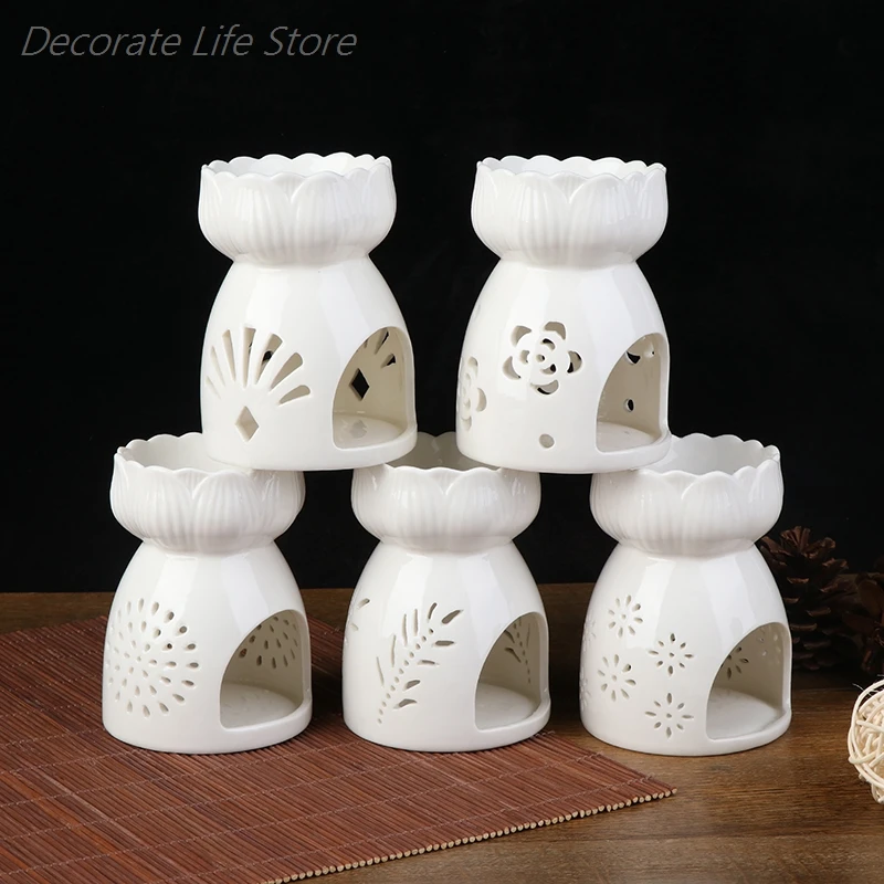 Ceramic Candle Holder Oil Incense Burner Essential Aromatherapy Oil Burner Lamps Porcelain Home Living Room Decoration
Ceramic Candle Holder Oil Incense Burner Essential Aromatherapy Oil Burner Lamps Porcelain Home Living Room Decoration