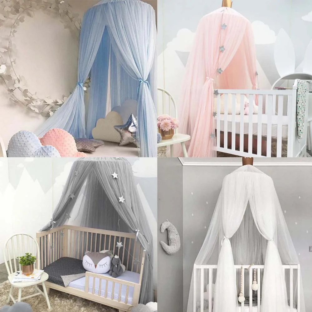 Sweet Princess Kid Bed Hanging Dome Mosquito Net Round Play Tent Baby Crib Canopy Bedcover Curtain Children Room Home Decoration
Sweet Princess Kid Bed Hanging Dome Mosquito Net Round Play Tent Baby Crib Canopy Bedcover Curtain Children Room Home Decoration
