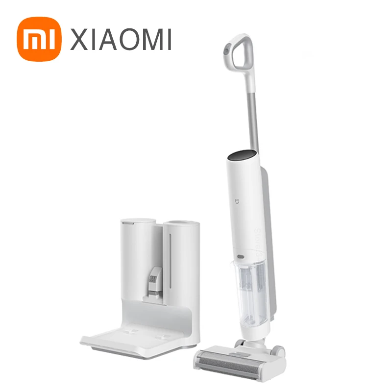 

Беспроводной пылесос XIAOMI MIJIA для сухой и влажной уборки, умная ручная Швабра для мытья в горячей воде, для уборки пола