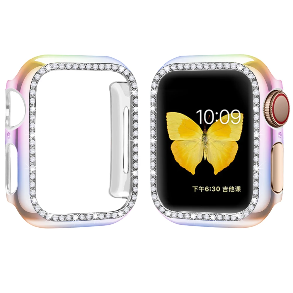 Diamond Bumper Protective Case for Apple Watch Cover Series 6 SE 54321 38MM 42MM For Iwatch 40mm 44mm watch bracelet accessories
Diamond Bumper Protective Case for Apple Watch Cover Series 6 SE 54321 38MM 42MM For Iwatch 40mm 44mm watch bracelet accessories