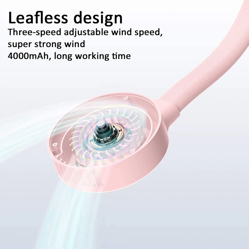 Portable Neck Fan With 3 Wind Speeds Usb Rechargeable Hands-free Personal Fan For Home Office Neck Fans Outdoor Activities
Portable Neck Fan With 3 Wind Speeds Usb Rechargeable Hands-free Personal Fan For Home Office Neck Fans Outdoor Activities