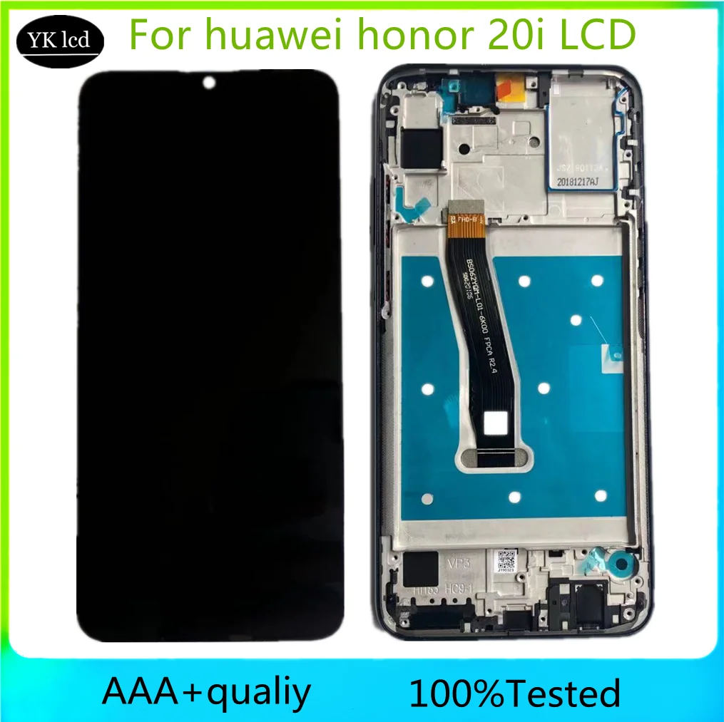 Оригинальный Новый ЖК-дисплей 6,21 дюйма для Huawei Honor 20i с сенсорным экраном и дигитайзером в сборе с рамкой для Honor 20i
Оригинальный Новый ЖК-дисплей 6,21 дюйма для Huawei Honor 20i с сенсорным экраном и дигитайзером в сборе с рамкой для Honor 20i
