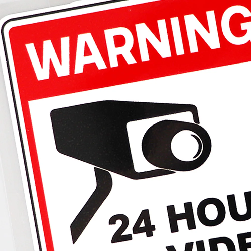 YJZT 9.4CM13.3CM Warning 24 Hour Video Surveillance Decal PVC Car Sticker 12C-0719
YJZT 9.4CM13.3CM Warning 24 Hour Video Surveillance Decal PVC Car Sticker 12C-0719