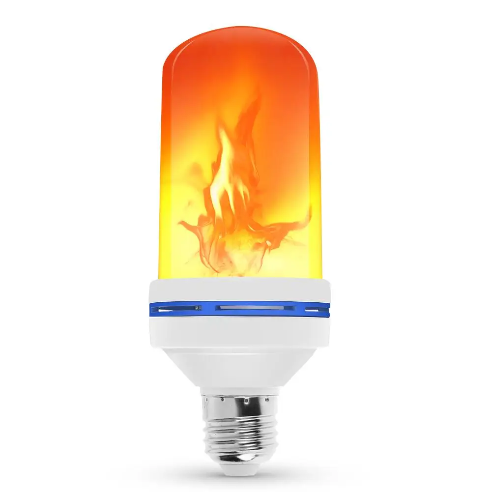 

Светодиодсветодиодный лампа E27 с эффектом пламени, лампа-кукуруза Е14, Мерцающая светодиодсветильник лампа с динамическим эффектом пламени,...