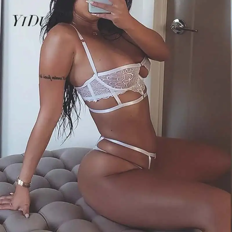 YiDuo Sexy Lingerie 2 Piece Set Lace Underwear Set Women Female Underwire Bra and Party Set Transparent Lingerie Feminina Black
YiDuo Sexy Lingerie 2 Piece Set Lace Underwear Set Women Female Underwire Bra and Party Set Transparent Lingerie Feminina Black