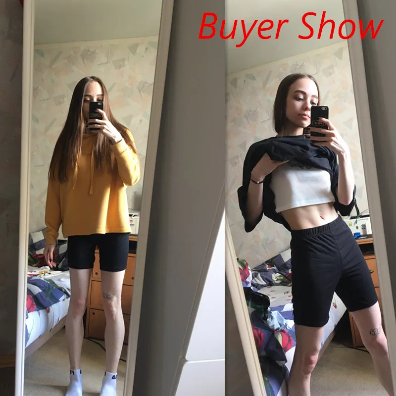 Ladies Outdoor exercise Plain Active Summer Cycling Shorts Stretch Basic Short Hot Solid Black Soft wear Shorts for women female
Ladies Outdoor exercise Plain Active Summer Cycling Shorts Stretch Basic Short Hot Solid Black Soft wear Shorts for women female
