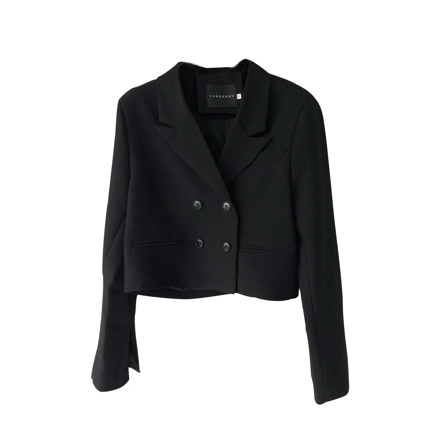 2021 Spring Women Black Short Blazer Jacket Korean Loose Long Sleeve Split Cardigan
2021 Spring Women Black Short Blazer Jacket Korean Loose Long Sleeve Split Cardigan