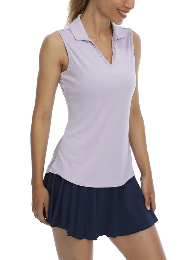 Golf Shirts Womens Tops Sleeveless Golf Clothing Ladies Slim-Fit Polo Shirt Comfortable Simple Vest Outdoor Sports Tank Tops
Golf Shirts Womens Tops Sleeveless Golf Clothing Ladies Slim-Fit Polo Shirt Comfortable Simple Vest Outdoor Sports Tank Tops