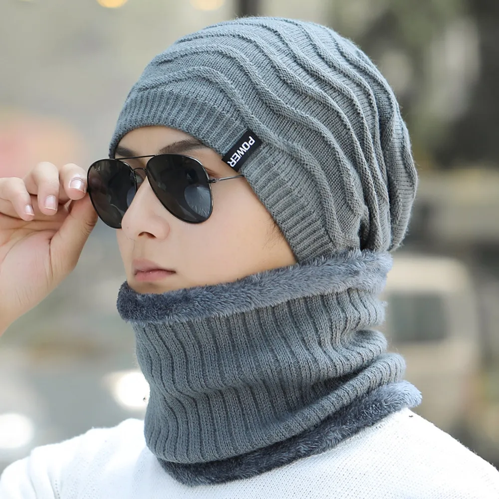 New Unisex Add Fleece Lined Winter Hat Wool Warm Knitted Hat Set Thick Soft Stretch Winter Hats For Men Women Leisure Beanie Cap
New Unisex Add Fleece Lined Winter Hat Wool Warm Knitted Hat Set Thick Soft Stretch Winter Hats For Men Women Leisure Beanie Cap