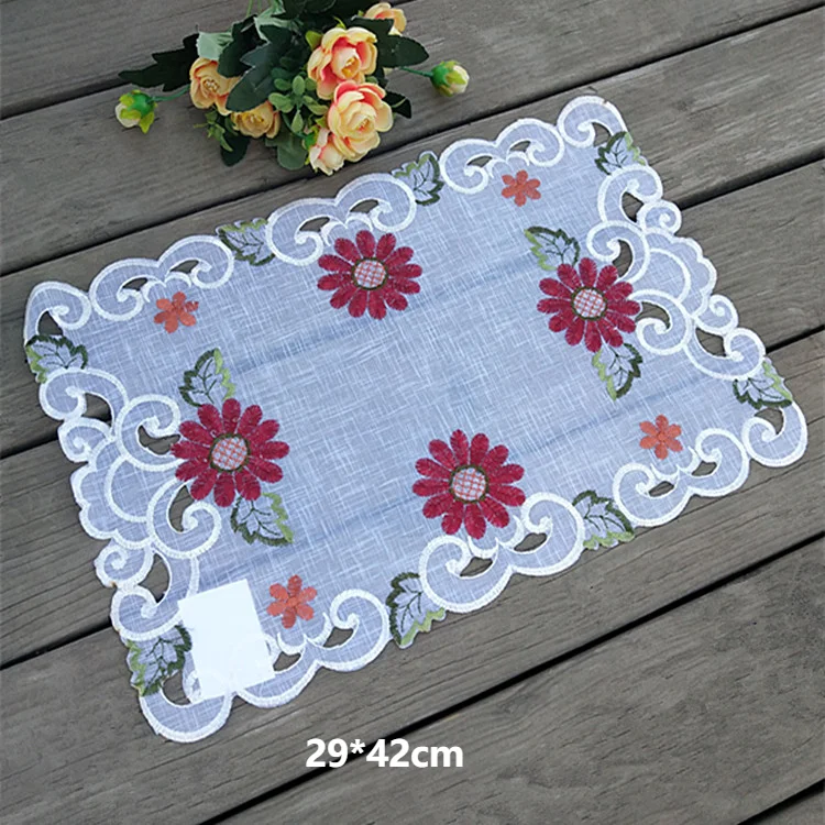 Rectangular embroidered tablecloth, cup mat, tray mat, coffee mat, vase mat, table lamp decorative mat
Rectangular embroidered tablecloth, cup mat, tray mat, coffee mat, vase mat, table lamp decorative mat