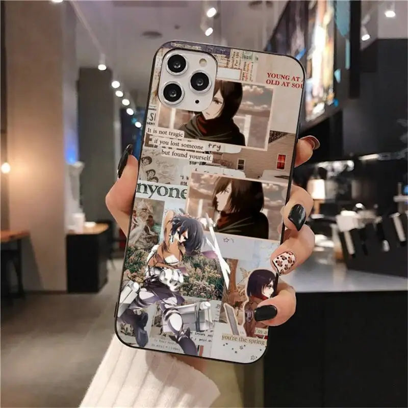 Attack on Titan Mikasa Ackerman Phone Case for iphone 12 pro max mini 11 pro XS MAX 8 7 6 6S Plus X 5S SE 2020 XR case
Attack on Titan Mikasa Ackerman Phone Case for iphone 12 pro max mini 11 pro XS MAX 8 7 6 6S Plus X 5S SE 2020 XR case