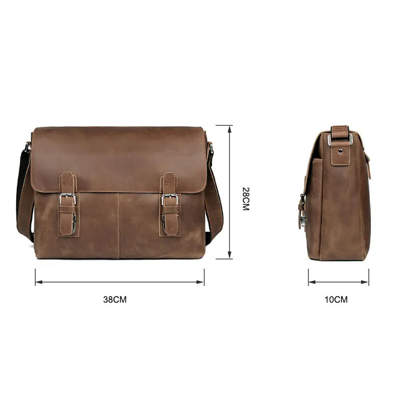 J.M.D 100% Men's Fashion Leather Bag Crazy Horse Leather Cross Body Briefcase Sling Bag Shoulder Messenger Bag
J.M.D 100% Men's Fashion Leather Bag Crazy Horse Leather Cross Body Briefcase Sling Bag Shoulder Messenger Bag